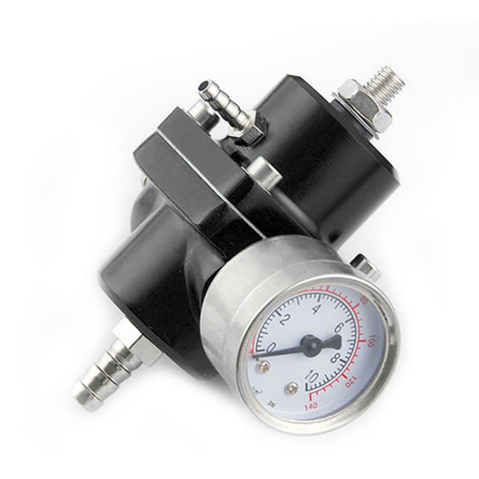 0-140PSI เครื่องปรับแรงดันน้ำมันเชื้อเพลิงรถยนต์สากลพร้อมตัวปรับแรงดันน้ำมันแบบปรับได้, 0-140PSI
