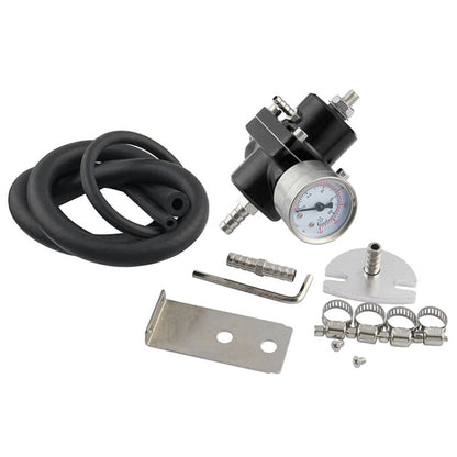 0-140PSI เครื่องปรับแรงดันน้ำมันเชื้อเพลิงรถยนต์สากลพร้อมตัวปรับแรงดันน้ำมันแบบปรับได้, 0-140PSI