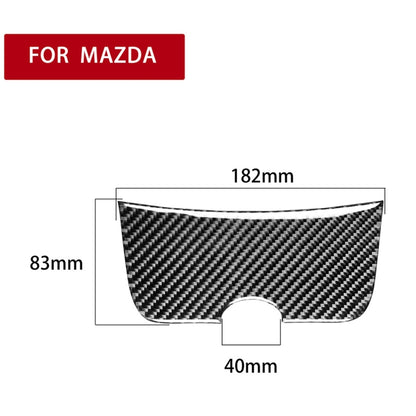 คาร์บอนไฟเบอร์กล่องเก็บแผงตกแต่งสติกเกอร์สำหรับ MAZDA RX8 2004-2008,ซ้ายและขวา Universal, Storage Box Panel