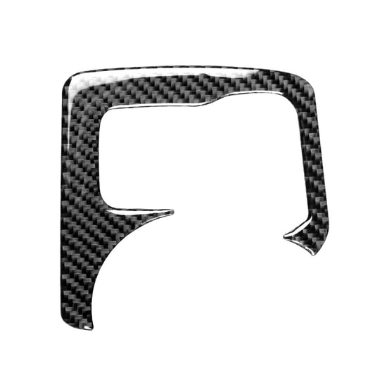 คาร์บอนไฟเบอร์ Central Control ปุ่มทำความร้อนสติกเกอร์ตกแต่งสำหรับ Nissan 370Z Z34 2009-, ซ้ายและขวา Universal, Central Control Heating Button