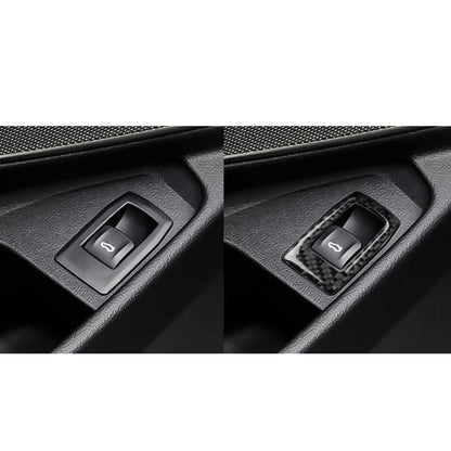 คาร์บอนไฟเบอร์ Trunk สวิทช์สติกเกอร์ตกแต่งสำหรับ BMW 3 Series G20/G28/325Li/330d/335 2019-2020, ซ้ายและขวาไดรฟ์ Universal, Trunk Switch
