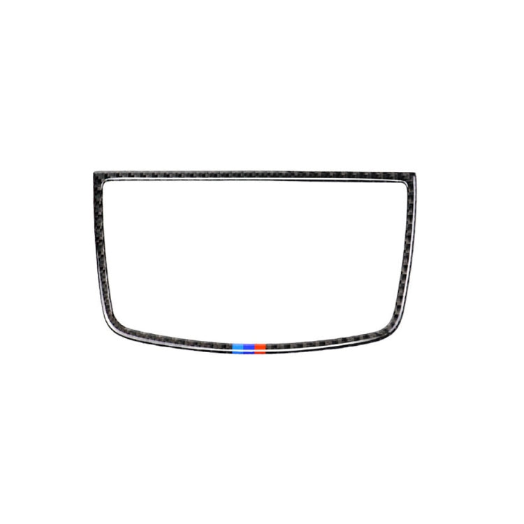 คาร์บอนไฟเบอร์ Tricolor Dashboard Horn กรอบตกแต่งสติกเกอร์สำหรับ BMW E70 X5 / E71 X6 2008-2013, ซ้ายและขวาไดรฟ์ Universal, Dashboard Horn(Tricolor)
