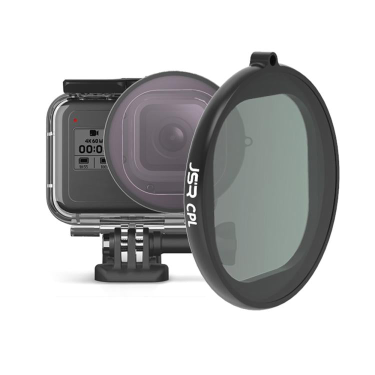 ตัวกรองเลนส์ CPL แบบกลม JSR สำหรับ GoPro HERO8 Black, CPL Lens