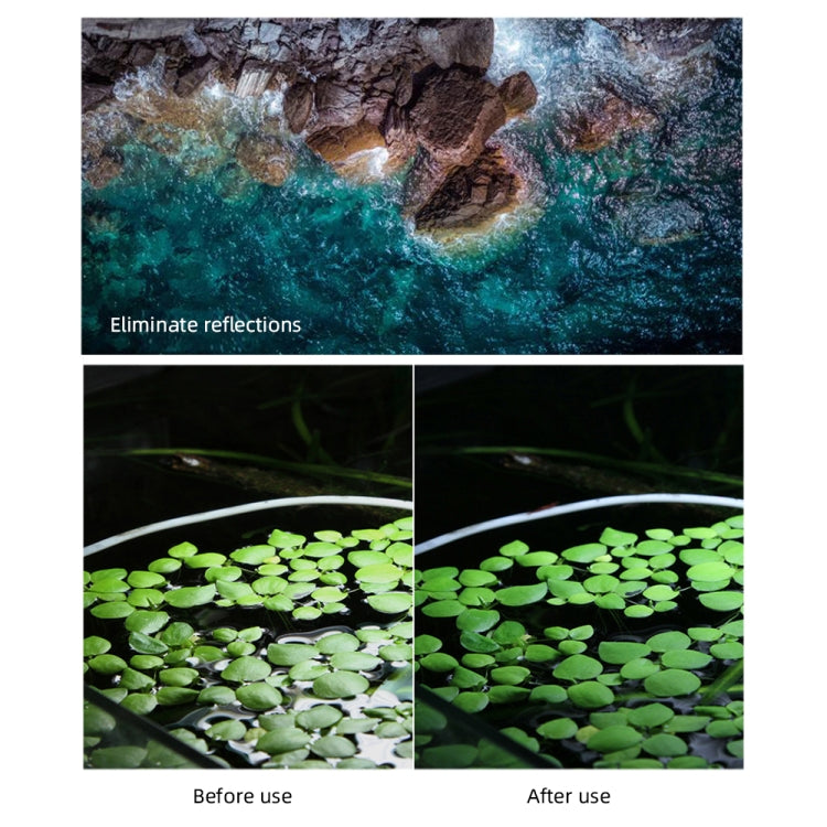 ตัวกรองเลนส์ CPL แบบกลม JSR สำหรับ GoPro HERO8 Black, CPL Lens