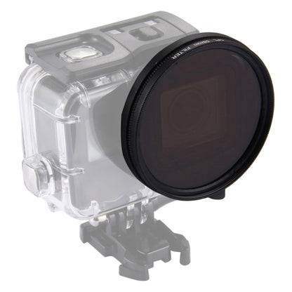 ตัวกรองเลนส์ CPL แบบวงกลมขนาด 58 มม. 3 ใน 1 พร้อมฝาปิดสำหรับ GoPro HERO7 Black / 6/5, 58mm CPL Lens