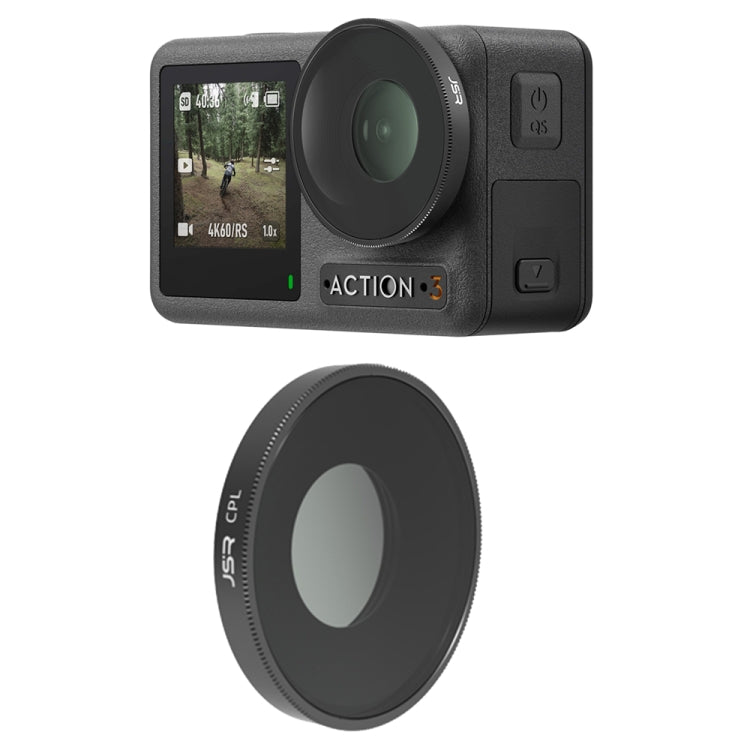 ตัวกรองเลนส์ JSR CPL สำหรับ DJI Osmo Action 3, CPL