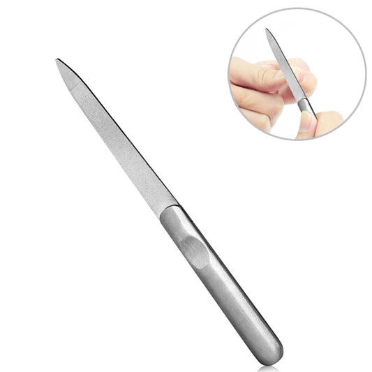 ตะไบเล็บสแตนเลสขัดมัน ยาว : 95มม, Length : 95mm