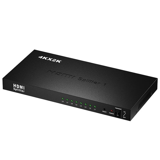 1 x 8 Full HD 1080P ตัวแยกสัญญาณ HDMI พร้อมสวิตช์ รองรับ 3D และ 4K x 2K