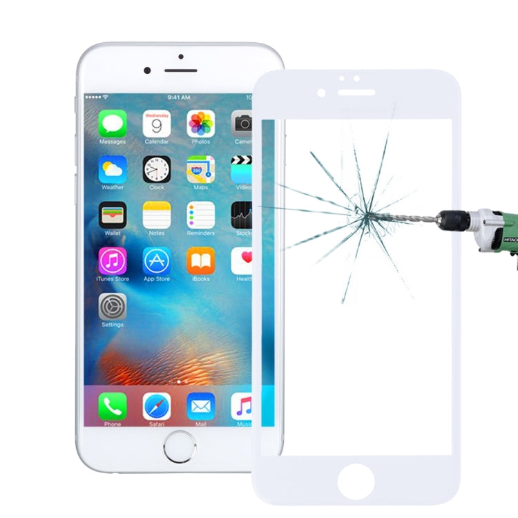 0.26mm 9H ความแข็งพื้นผิว 3D ฟิล์มกันรอยนิรภัยป้องกันการระเบิดสำหรับ iPhone 6 Plus และ 6s Plus, For iPhone 6 Plus & 6s Plus Black (1 PC), For iPhone 6 Plus & 6s Plus White (1 PC)