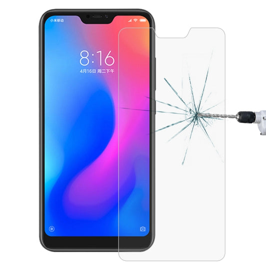 0.26mm 9H ความแข็งพื้นผิว 2.5D ขอบโค้งฟิล์มกระจกนิรภัยสำหรับ Xiaomi Redmi Note 6