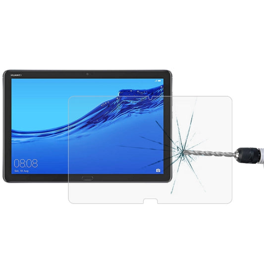 0.26mm 9H ความแข็งพื้นผิวฟิล์มกระจกนิรภัยป้องกันการระเบิดสำหรับ Huawei MediaPad M5 lite 10.1, For MediaPad M5 lite