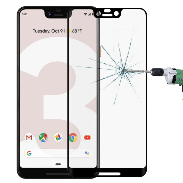 0.3 มม. 9H ความแข็งพื้นผิว 3D Curved Edge ฟิล์มกระจกนิรภัยแบบเต็มหน้าจอสำหรับ Google Pixel 3 XL, For Pixel 3 XL
