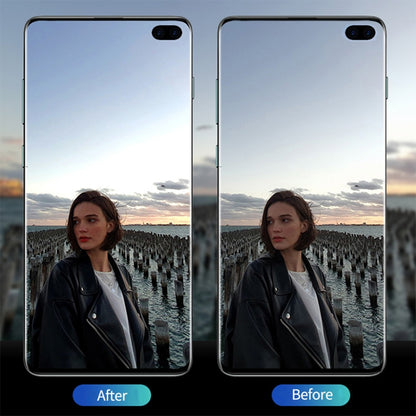 0.3 มม. 2.5D โปร่งใสด้านหลังกล้องเลนส์ป้องกันฟิล์มกระจกนิรภัยสำหรับ Galaxy S10 5G, For Galaxy S10 5G