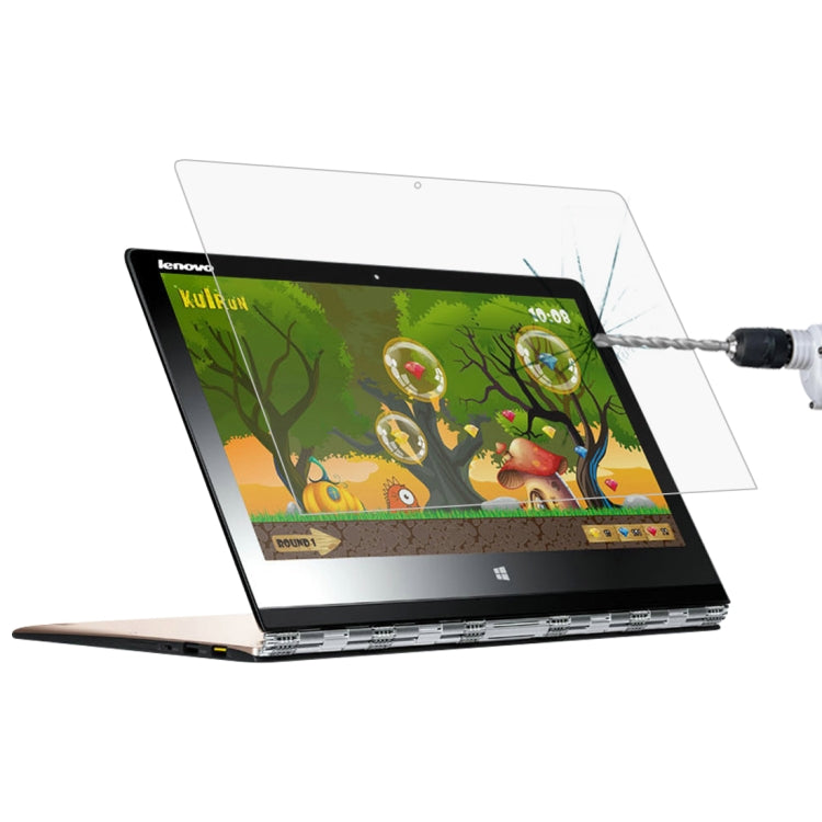 0.4mm 9H ความแข็งพื้นผิวฟิล์มกระจกนิรภัยแบบเต็มหน้าจอสำหรับ Lenovo YOGA 3 Pro 13.3 นิ้ว, Yoga 3 Pro
