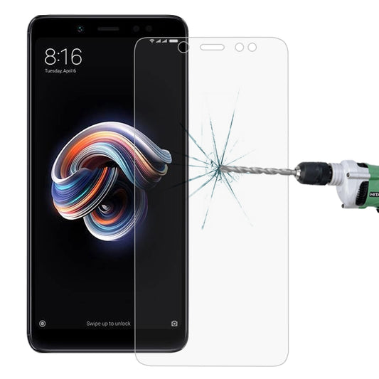 0.26mm 9H ความแข็งพื้นผิว 2.5D ขอบโค้งฟิล์มกระจกนิรภัยสำหรับ Xiaomi Redmi Note 5 Pro