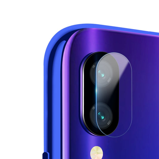 0.3 มม. 2.5D โปร่งใสด้านหลังกล้องเลนส์ป้องกันฟิล์มกระจกนิรภัยสำหรับ Xiaomi Redmi หมายเหตุ 7