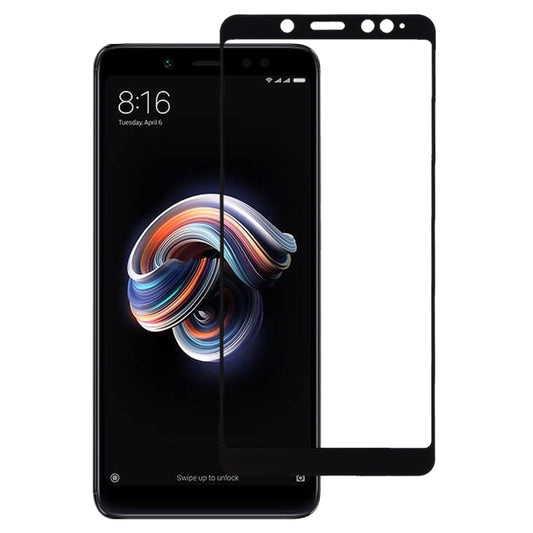 0.33mm 9H 2.5D เต็มหน้าจอฟิล์มกระจกนิรภัยกาวเต็มสำหรับ Xiaomi Redmi Note 5 Pro