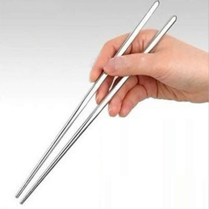 ตะเกียบพื้นผิวเรียบหนึ่งคู่, 22cm