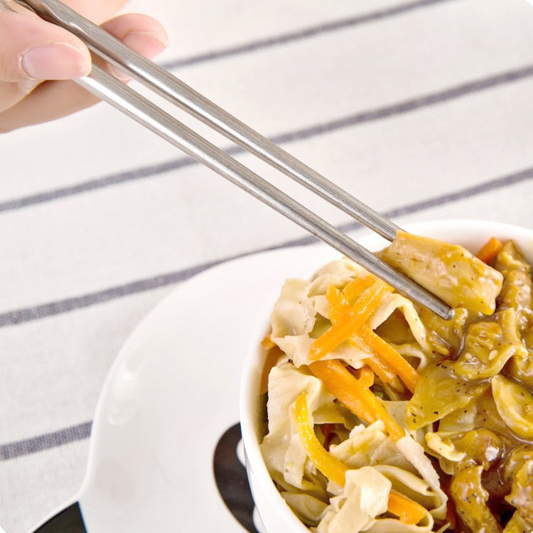 ตะเกียบพื้นผิวเรียบหนึ่งคู่, 22cm