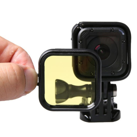 ตัวกรองการดำน้ำที่อยู่อาศัยมาตรฐานสำหรับเซสชัน GoPro HERO5 / 4, Diving Filter (Yellow), Diving Filter (Red), Diving Filter (Purple)