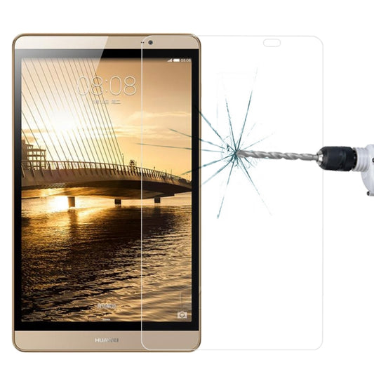 0.4mm 9H ความแข็งพื้นผิวฟิล์มกระจกนิรภัยป้องกันการระเบิดสำหรับ Huawei MediaPad M2 8.0, For M2 8.0