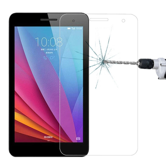 0.4mm 9H + ความแข็งพื้นผิว 2.5D ฟิล์มกระจกนิรภัยป้องกันการระเบิดสำหรับ Huawei Honor Play MediaPad T1 / T1-701U, For T1-701U