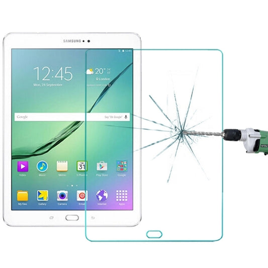 0.4mm 9H ความแข็งพื้นผิวฟิล์มกระจกนิรภัยป้องกันการระเบิดสำหรับ Galaxy Tab S2 9.7 / T810 / T815, For T810