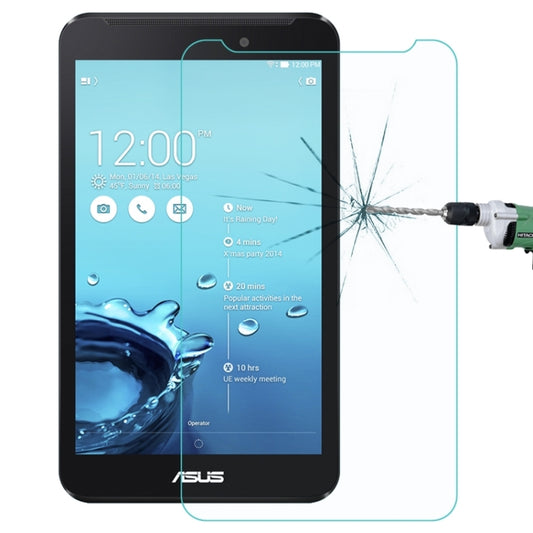 0.4mm 9H + ความแข็งพื้นผิว 2.5D ฟิล์มกระจกนิรภัยป้องกันการระเบิดสำหรับ Asus Fonepad 7 / FE170CG, For FE170CG
