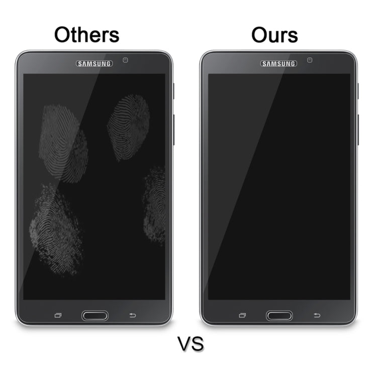 0.4mm 9H + ความแข็งพื้นผิว 2.5D ฟิล์มกระจกนิรภัยป้องกันการระเบิดสำหรับ Galaxy Tab 4 7.0 / T230 / T231 / T235