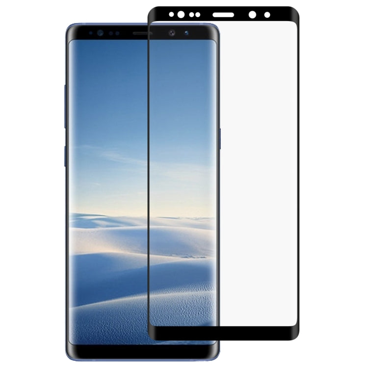 0.3mm 9H ความแข็งพื้นผิว 2.5D ขอบโค้งเต็มหน้าจอเต็มกาวฟิล์มกระจกนิรภัยสำหรับ Galaxy Note8, For Galaxy Note8（1 PC）