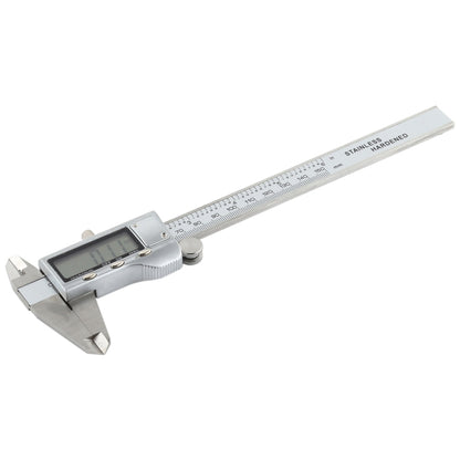 0-150 มม. LCD เครื่องวัดเส้นผ่าศูนย์กลางดิจิตอลอิเล็กทรอนิกส์ดิจิตอล Vernier Caliper