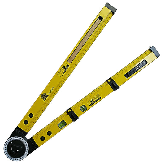 0-270 องศา Multi-Function Line Gauge งานไม้ Scriber เข็มทิศวัดความลาดชันมุมเมตร