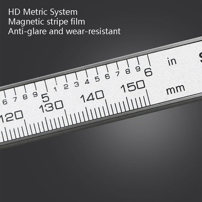 0-150 มม.ดิจิตอลจอแสดงผลความลึก Caliper Vernier Caliper ความลึกวัดไม้บรรทัด