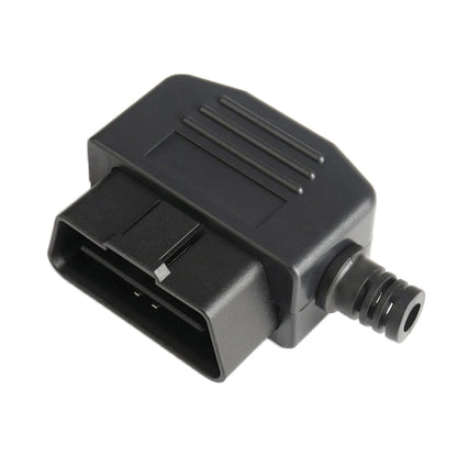 5 PCS 16PIN รถตัวเชื่อมต่อชาย OBD2 Connector ปลั๊ก + เชลล์ + สายการ์ด + สกรูปลั๊ก OBD J1962M